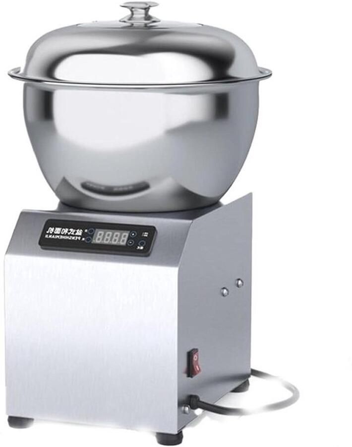 Spiraal Deegmachine Deegmenger Brood Pizza Bereiden Dubbele Rotatie Kneden 8 kg Capaciteit Zilver