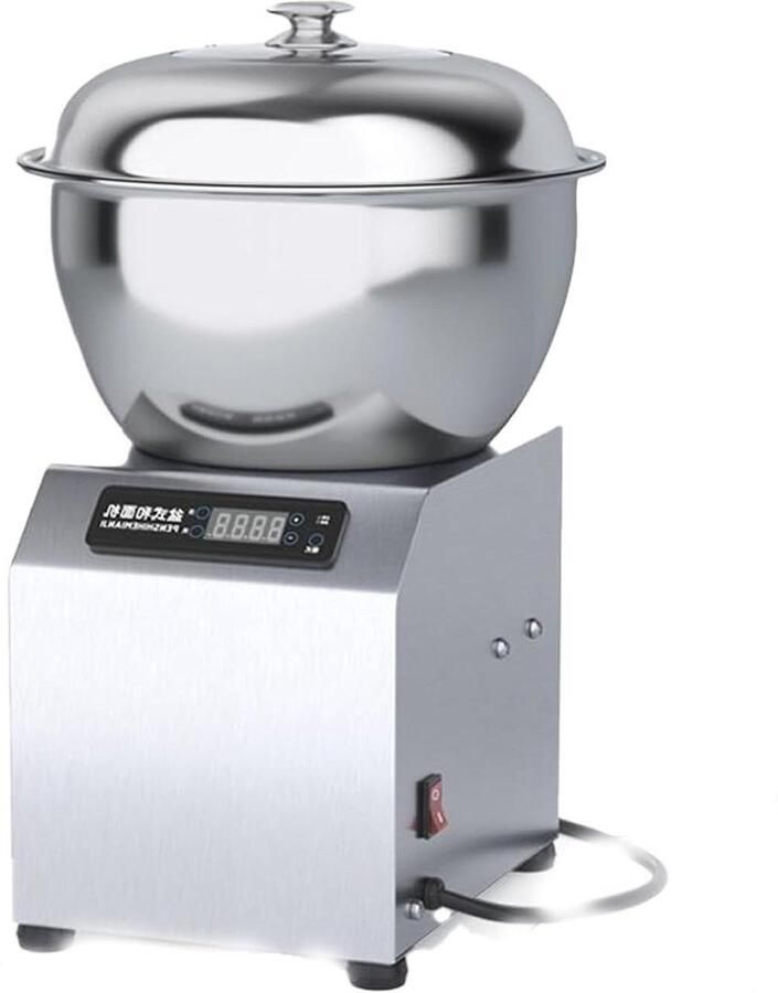 Spiraal Deegmachine Deegmenger Brood Pizza Bereiden Dubbele Rotatie Kneden 8 kg Capaciteit Zilver