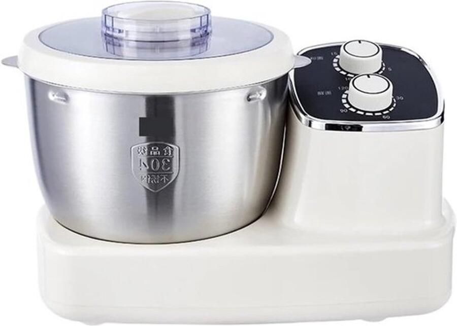 Spiraalmixer Deegkneder Mixer Snel Deeg Maken 1500W Krachtige Motor 35L Kom Zilver