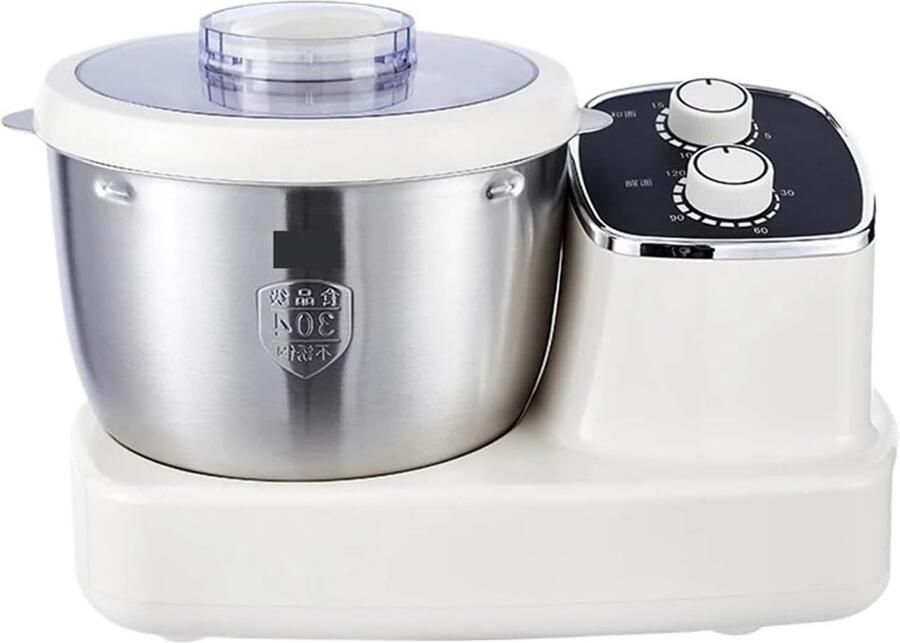 Spiraalmixer Deegkneder Mixer Snel Deeg Maken 1500W Krachtige Motor 35L Kom Zilver