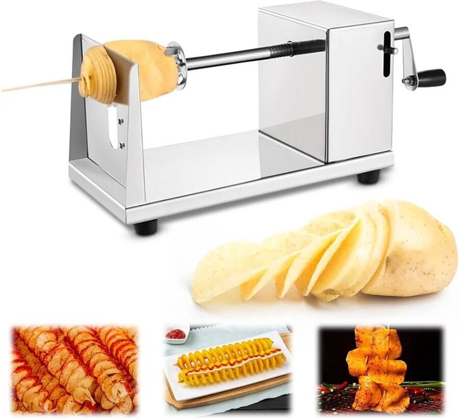 Spiraalsnijder Aardappelspiraal Handmatige Spiraalsnijder Geschikt Voor Aardappelen Komkommer Wortel Groenten Groente Tornado Chips