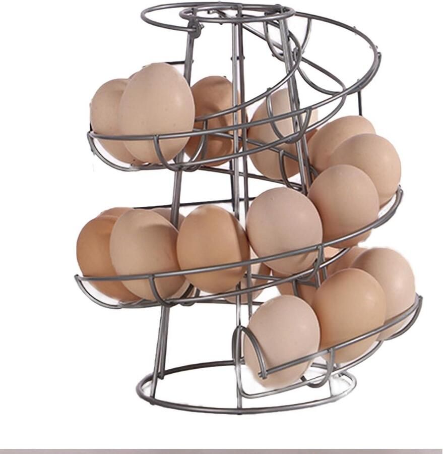 Spiraalvormig Eierrek met Grote Capaciteit voor Keukenopslag