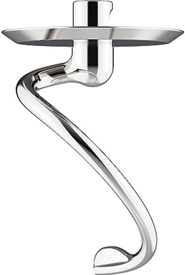 Spiraalvormige Deeghaak voor Tilt Stand Mixer Vaatwasmachinebestendig en Geschikt voor 4 5 Qt 5 Qt Mixers