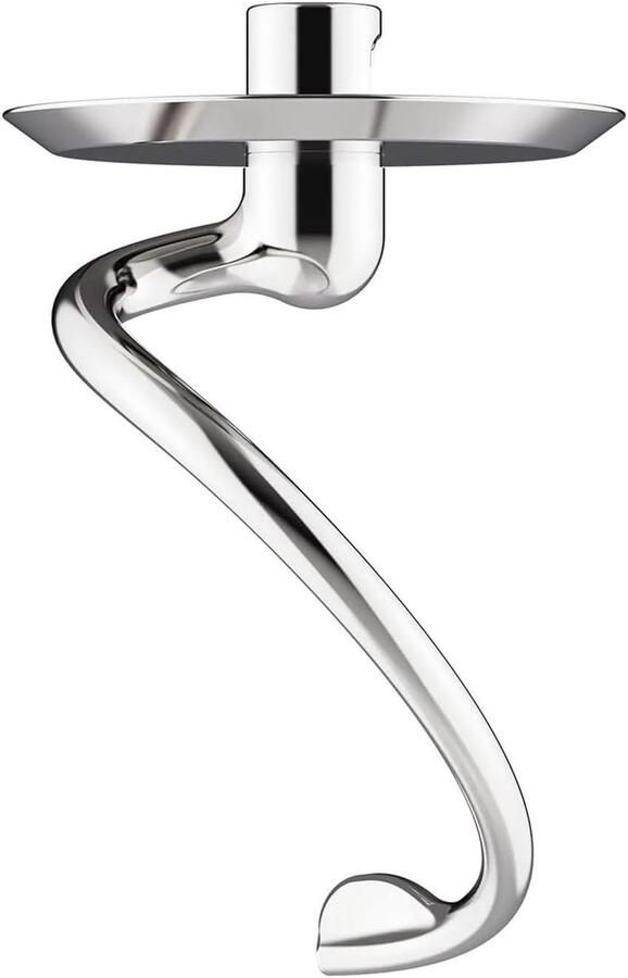 Spiraalvormige Deeghaak voor Tilt Stand Mixer Vaatwasmachinebestendig en Geschikt voor 4 5 Qt 5 Qt Mixers