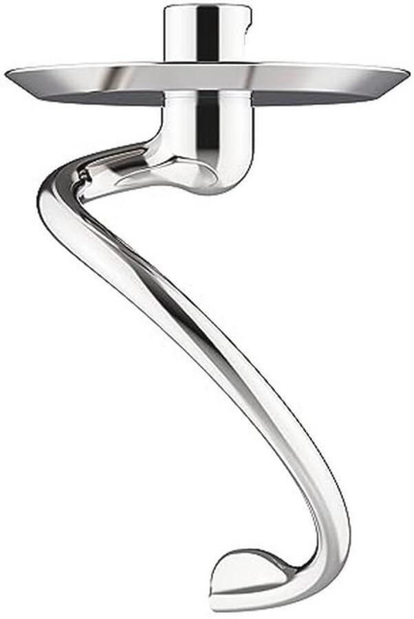 Spiraalvormige Deeghaak voor Tilt Stand Mixer Vaatwasmachinebestendig en Geschikt voor 4 5 Qt 5 Qt Mixers