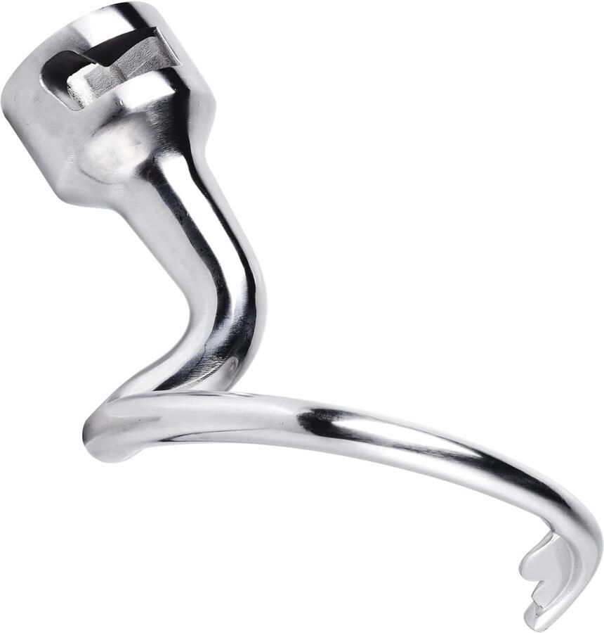Spiraalvormige deeghaken voor KitchenAid 4 5 en 5 liter kantelbare staande mixer K45DH deeghaken vaatwasmachinebestendig mixeraccessoire