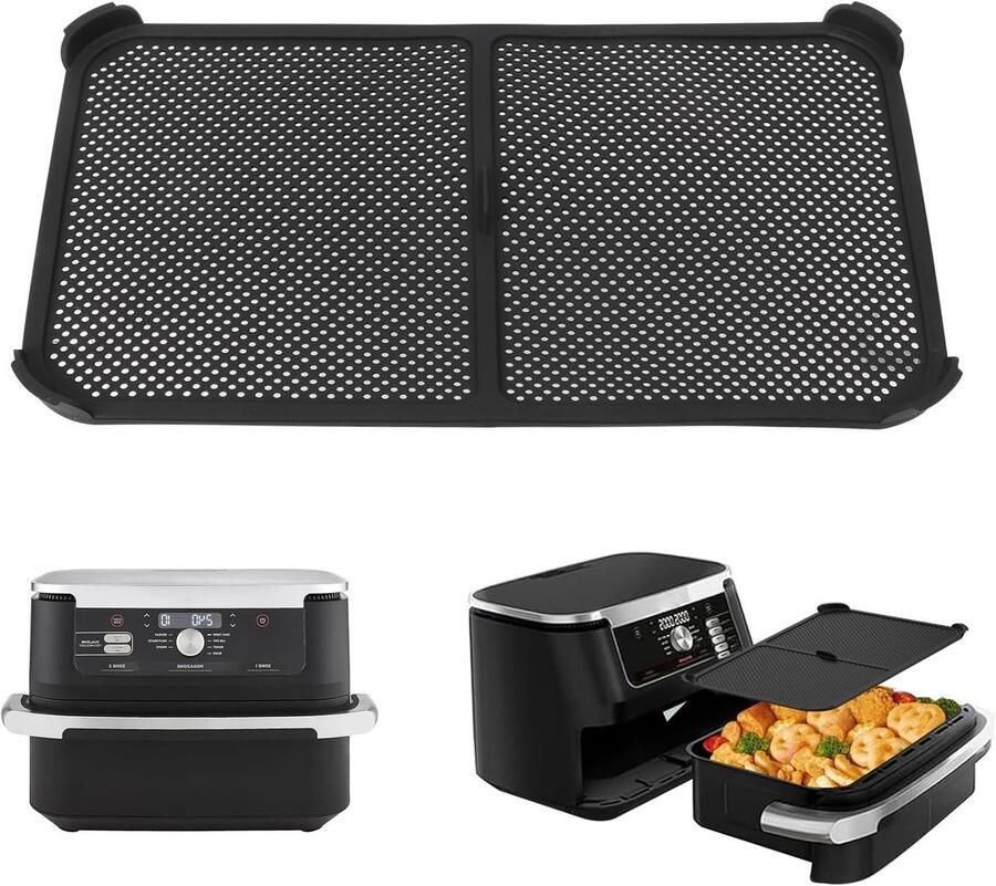 Splash Guard voor Airfryer 37 x 21 x 1.8 cm Vetbescherming Stofdeksel en Herbruikbaar Accessoire Voorkomt Vetspatten en Houdt Keuken Schoon