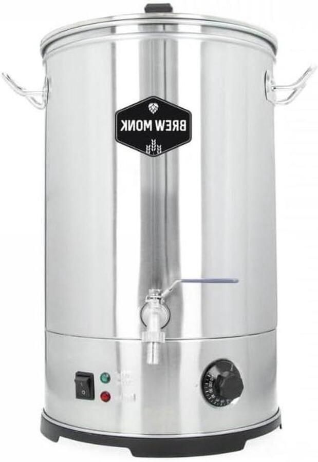 Spoelboiler Waterkoker Water Verwarmen Grote Capaciteit 22 liter Zilverkleurig