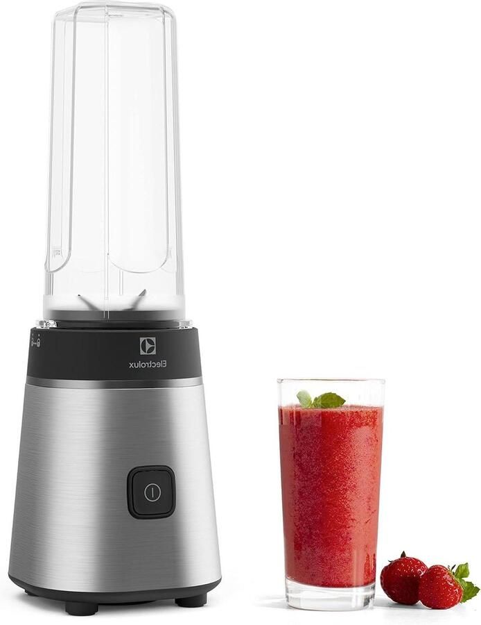 Sports Blender Persoonlijke Mixer Gezonde Drankjes Maken Afneembare Fles 600 ml Zilverkleurig