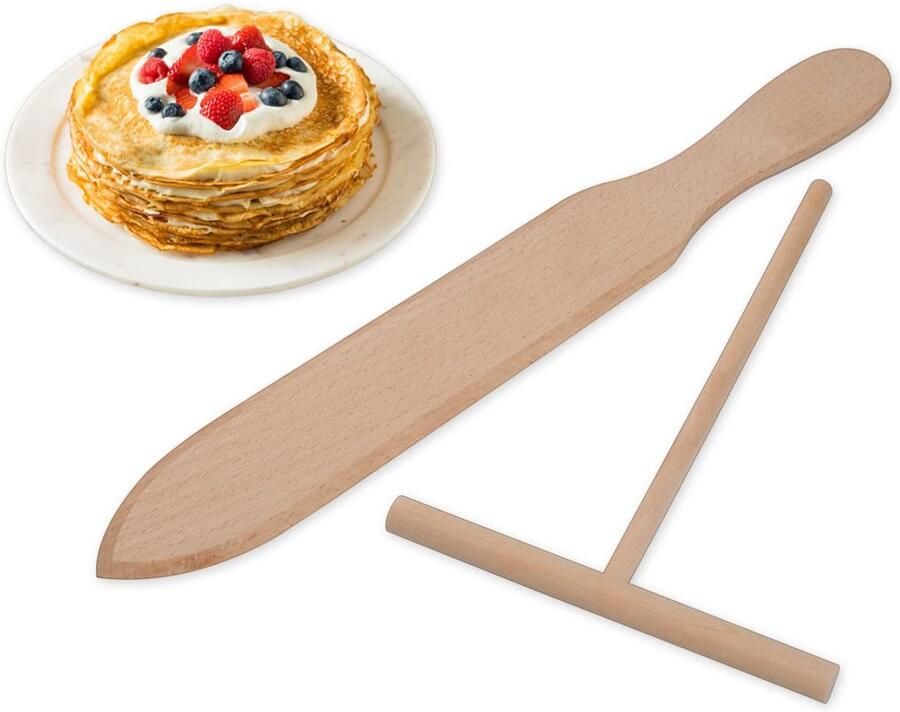 Spreider en Spatel Kit Set van 2 Gereedschap Met Houten Spatel en 11 7 cm T-vormig Gereedschap