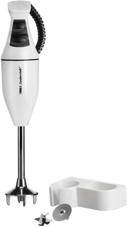 Staafmixer 120 W Wit 2 Snelheden Kunststof En Roestvrij Staal Elektrisch Met Snoer Dompelblender