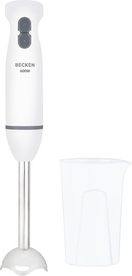 Staafmixer – 2 variabele snelheden – roestvrij staal – vermogen 600 W – inclusief maatbeker