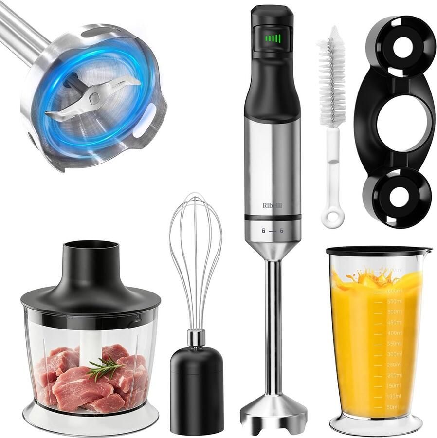 Staafmixer black set