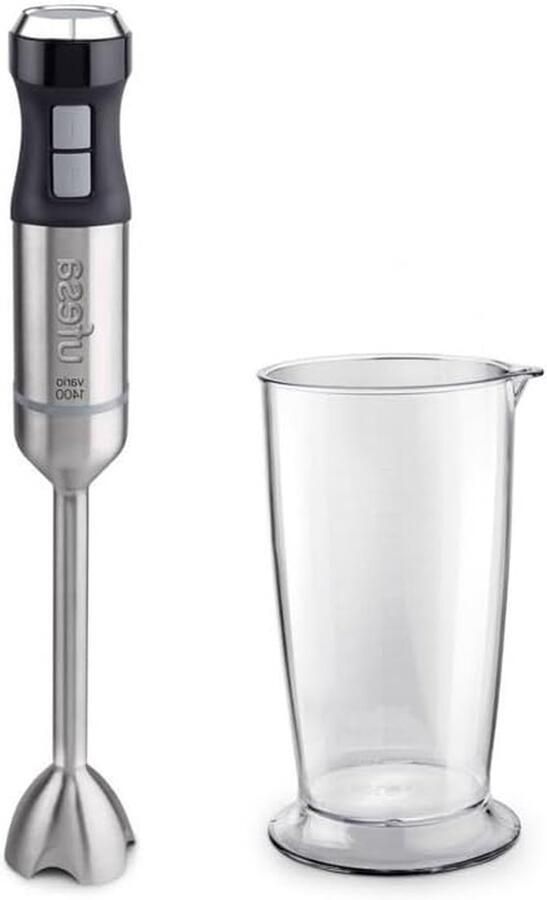 Staafmixer Blender Keuken Snel Ingrediënten Mixen 1400W Vermogen 20 Snelheden Inox