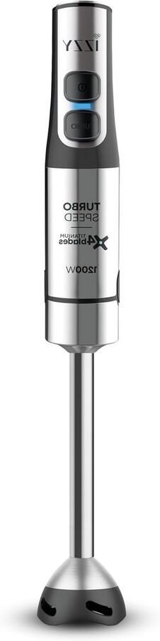 Staafmixer Blender Mixer Eten Bereiden Zachte Anti-Kras Voet 1200 W Zilver