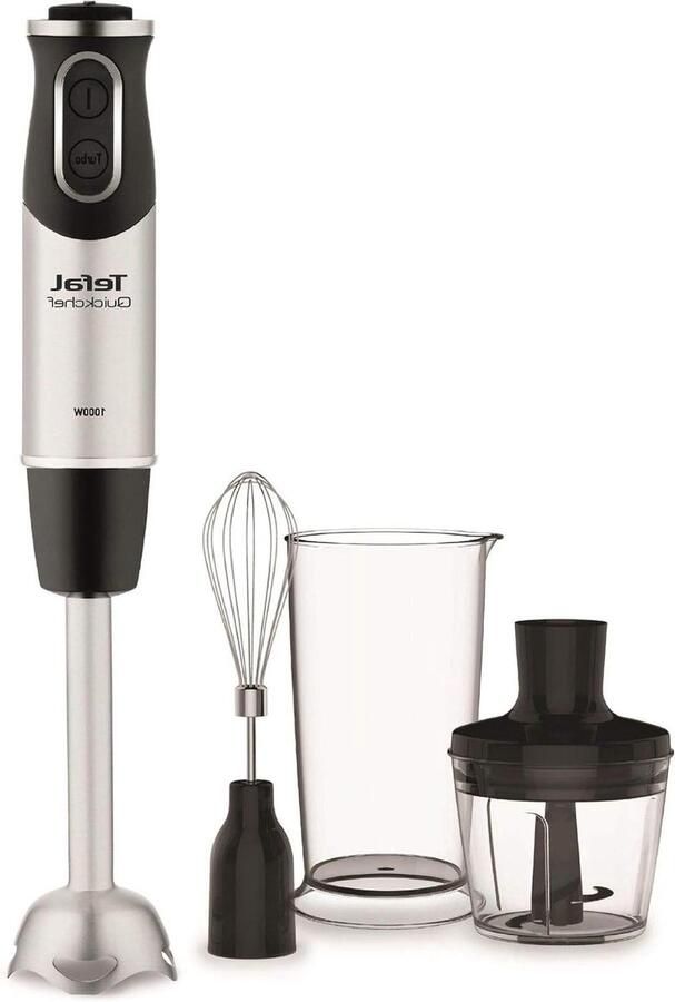 Staafmixer Blender Mixer Snel Ingrediënten Mixen Krachtige Motor 0.8 L Zwart