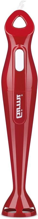 Staafmixer Dompelmixer Handmixer Puree en Smoothies Maken Vier Roestvrijstalen Messen 170 Watt Rood