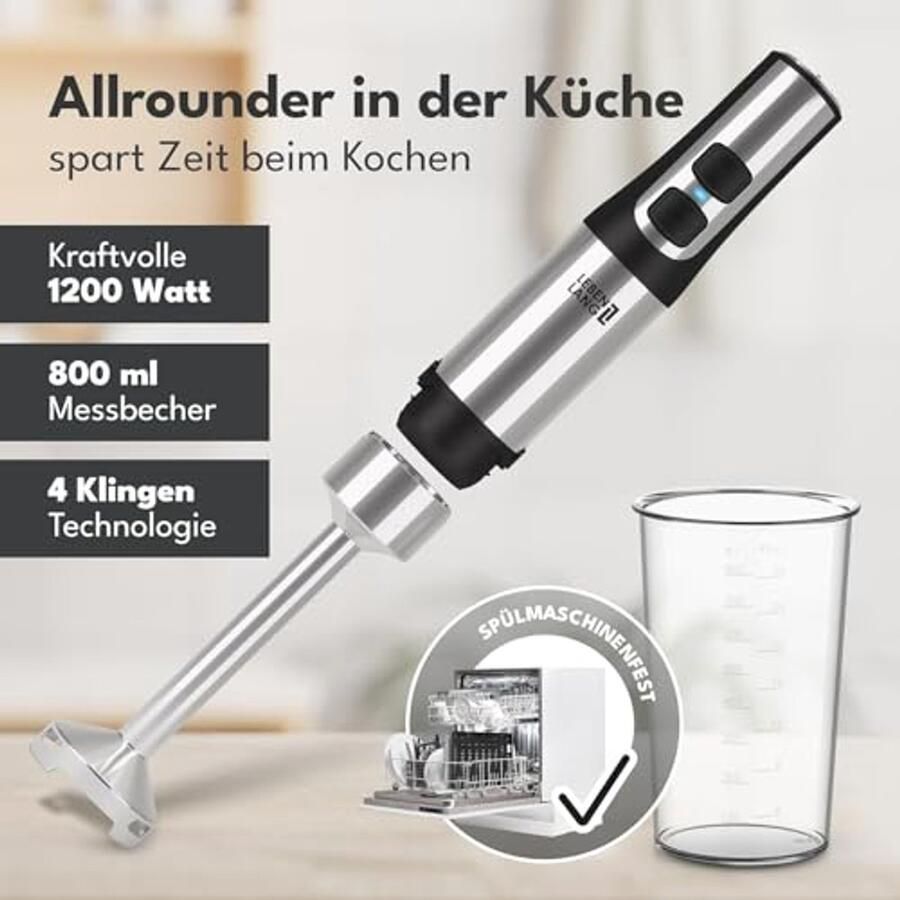Staafmixer – Handblender – Hakmolen Mixer keuken accessoire