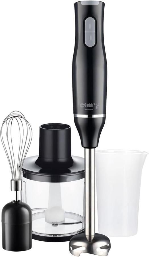 Staafmixer Handmixer Blender Keukenbereidingen Maken Krachtige Motor 800 Watt Zwart