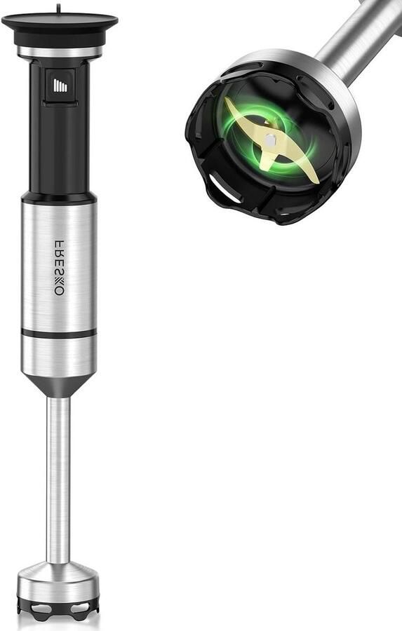 Staafmixer Handmixer Blender Keukenwerk Krachtige 1000W Motor 13D x 11B x 15H cm Zwart