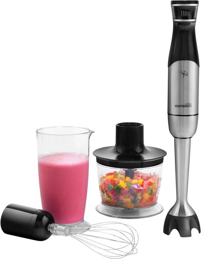 Staafmixer Handmixer Blender Snel Ingrediënten Mixen DynamicAxe Technologie 400 W Blauw
