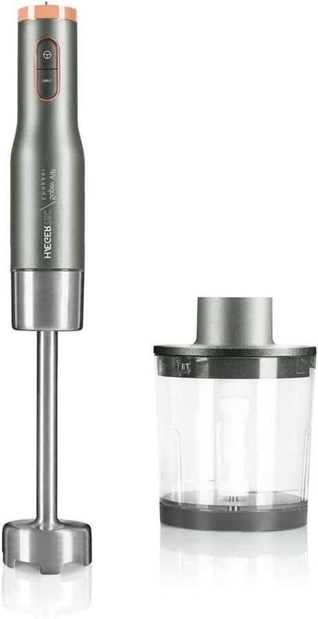 Staafmixer Handmixer Hakmolen Snel Ingrediënten Mixen Turbo Functie 21.8 cm Poot Titanium