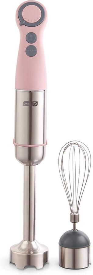Staafmixer Handmixer Keuken Assistent 5 Snelheden Turbo 330 Watt Roze