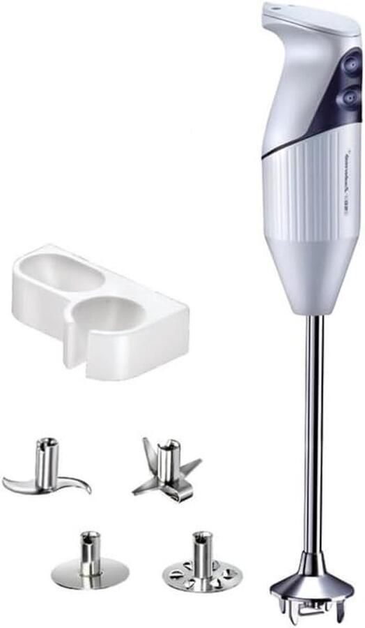 Handmixer Keukenmixer Staafmixer Eten Bereiden Roestvrij Staal M200 Wit