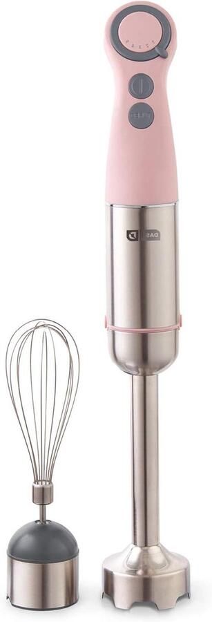 Staafmixer Handmixer Keuken Assistent 5 Snelheden Turbo 330 Watt Roze