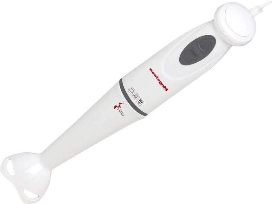 Staafmixer Handmixer Keukenmixer Snelle Maaltijden Maken Variabele Snelheid Turbo 400 Watt Vermogen Wit