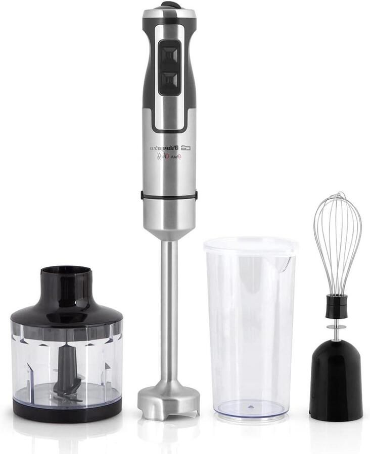 Staafmixer Keukenmixer Handmixer Eten Bereiden Krachtige Motor 500 ml Zwart
