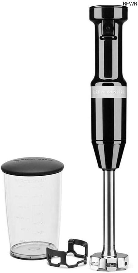 Handmixer Staafmixer Keuken Assistent Krachtige DC-motor 700 ml Kom Onyx Zwart