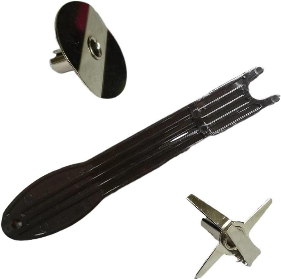 Staafmixer Messen Set Mixer Onderdelen Thuis Koken Roestvrij Staal 1 cm Zilverkleurig