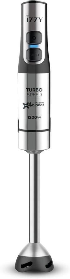 Staafmixer Mixer Keukenwerk Zachte anti-kras voet 1200 W Zilver