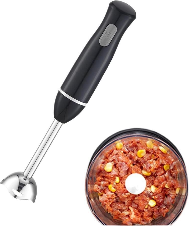 Handblender Staafmixer Mixer Maaltijden Bereiden Afneembare Mixervoet 38 cm Wit