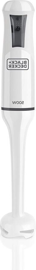Staafmixer RVS Handmixer Blender Eten Bereiden Anti-spat Cone 500W Wit