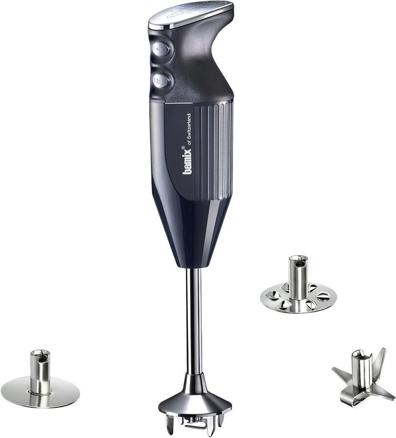 Staafmixer Set 250W met Multifunctioneel Mes en Roestvrij Staal Accessoires