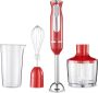 UFESA Staafmixer Set Handmixer 600Watt Hakmolen Roestvrij Staal – Handblender – Professionele Hakmolens – Staafmixers Staal Zwart - Thumbnail 1