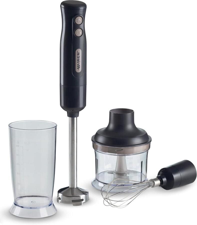 Staafmixer Set Handmixer Keuken Eten Bereiden Krachtige Motor 1 Liter Wit