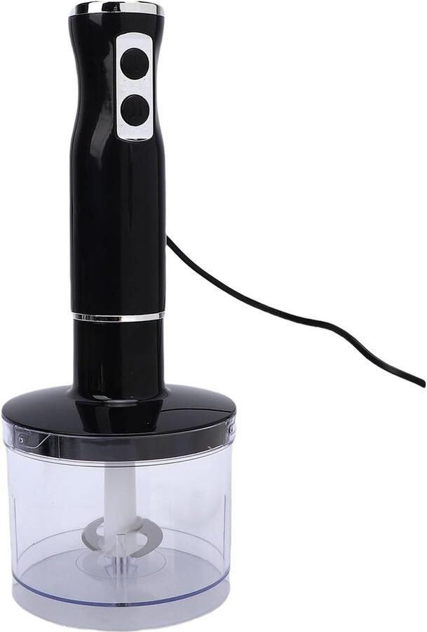 Staafmixer Set Handmixer Keukenmixer Soepen Maken 5-in-1 Functionaliteit 800ml Maatbeker Zilver