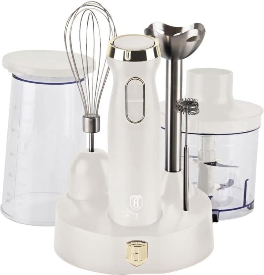 Staafmixer Set Keukenmixer Accessoires Maaltijden Bereiden 6 Delige Set 320 g Sahara