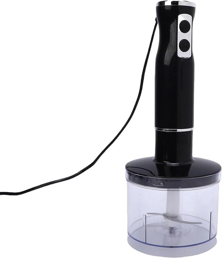 Staafmixer Set Mixer met Garde Keuken Assistentie Roestvrijstalen Constructie 400W Motor Zilver
