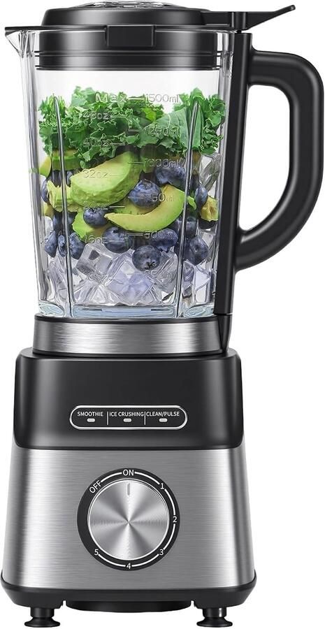 Staande Mixer Glas 1 5 l Hittebestendige Glazen Container Voor Smoothies en IJs