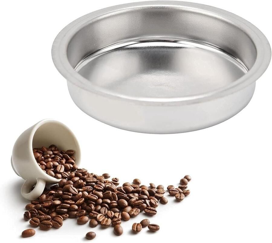 Stainless steel blind disc 51mm voor koffiemachines lichtgewicht backflush insert en metalen filter voor optimale reiniging