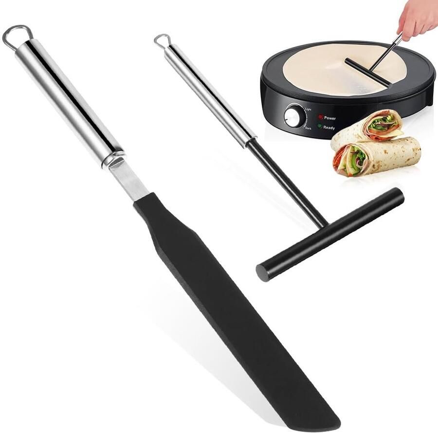 Stainless Steel Dough Divider en Crepe Maker Ideaal voor Pannenkoeken en Crepes