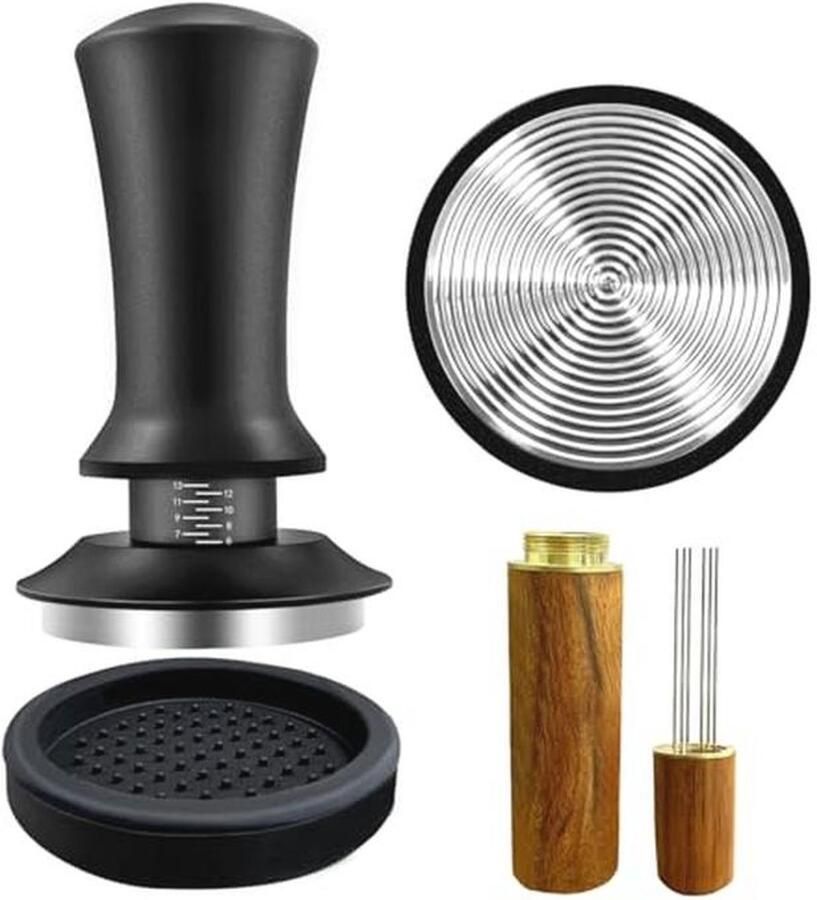 Stainless Steel Espresso Tamper Set 51 mm Coffee Accessories for Barista