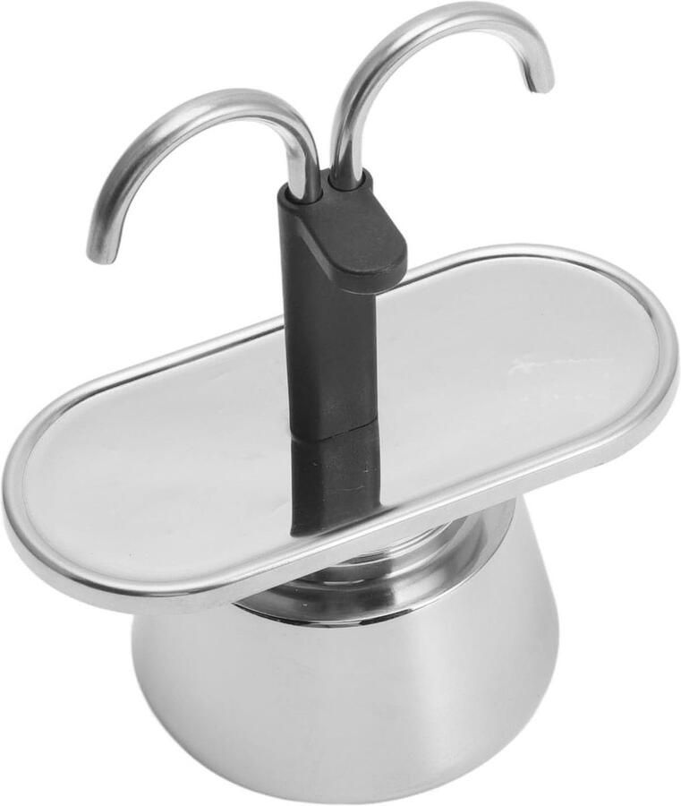 Stainless Steel Moka Pot Mini 2 Cup Koffiezetter voor Italiaanse Espresso Ideaal voor Thuisgebruik en DIY Koffie Creaties