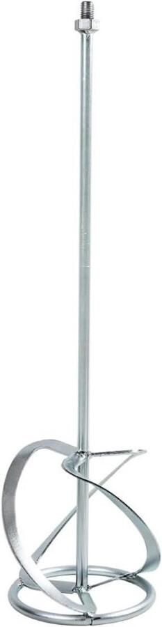 Mortelroer Staaf Mixer Wentel Materiaal Mengen Universele Aansluiting 140mm x 600mm Zilver