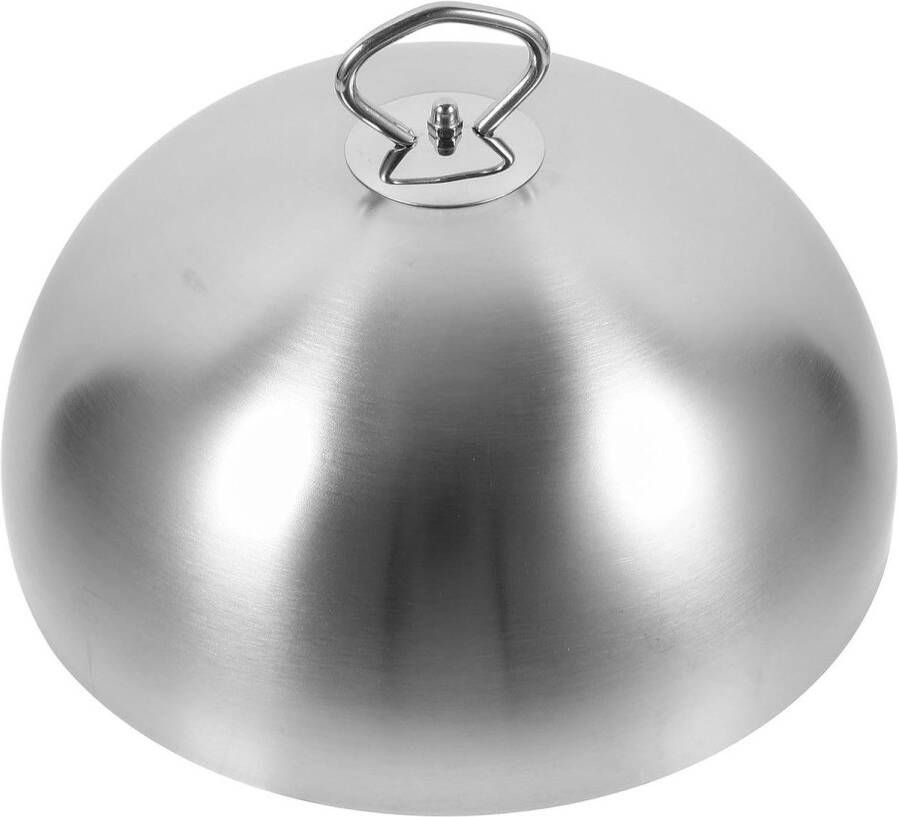 Stalen eetbel plaat bel Teppanyaki deksel steak afdekhoes burgerkap smeltkoepel vliegenkap kaas kap voor Cheesburger Hamburger