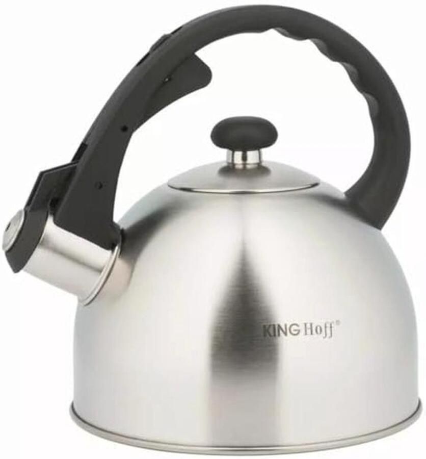 Stalen Kettle 2L Geschikt voor Alle Hittebronnen Ergonomisch Ontwerp